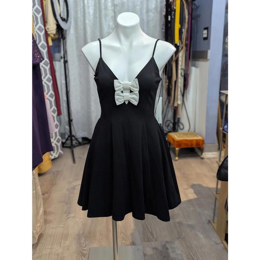 AQUA Bow Tank Dress